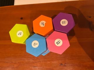 5 Relojes de Arena Infantiles Colores