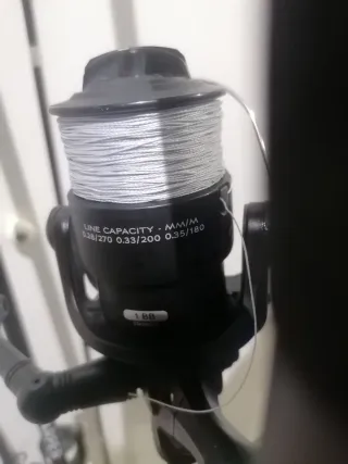 Cañas de pescar y carretes