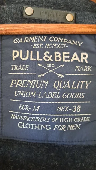 Chaqueta azul con capucha Talla M