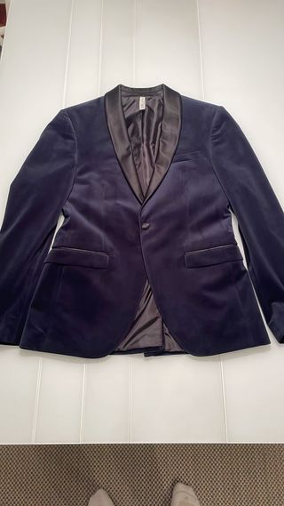 Traje de gala azul marino