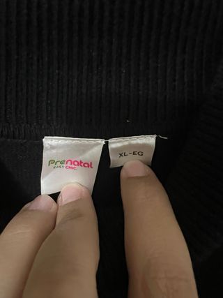 Vestido premamá negro