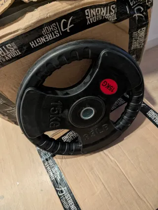 Disco de pesa 15 kg Abujero de barra de 30mm