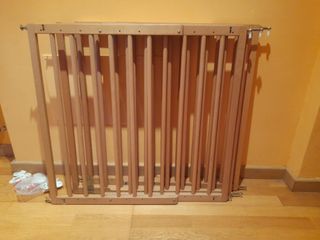 3 barreras seguridad madera niños