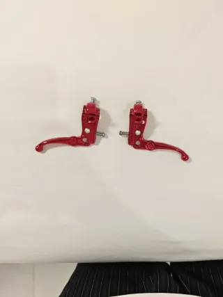 Manetas Freno Bicicleta Rojas