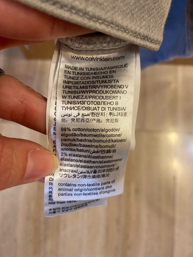 Chaqueta Calvin Klein Jeans Gris