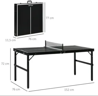 Mesa Ping Pong Plegable 152cm