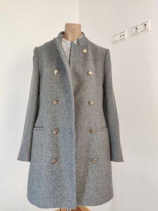 Abrigo mujer gris