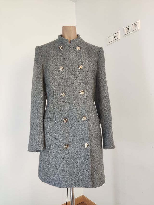 Abrigo mujer gris