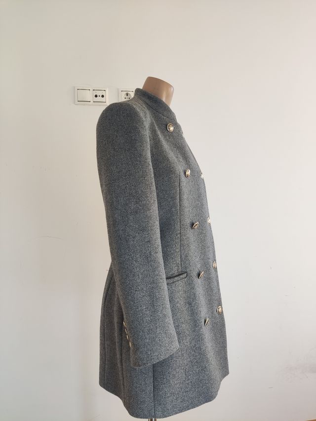 Abrigo mujer gris