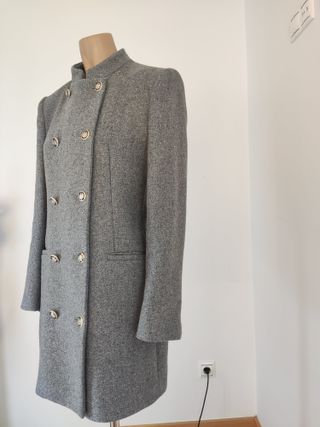 Abrigo mujer gris