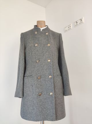 Abrigo mujer gris