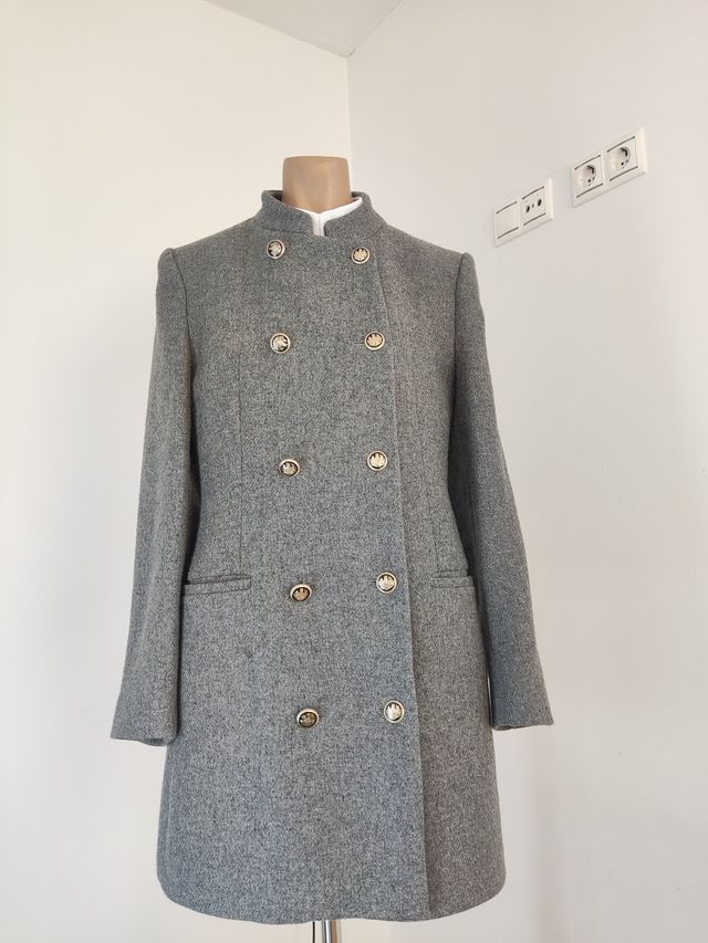 Abrigo mujer gris