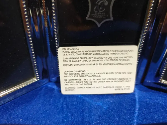 Tríptico de plata