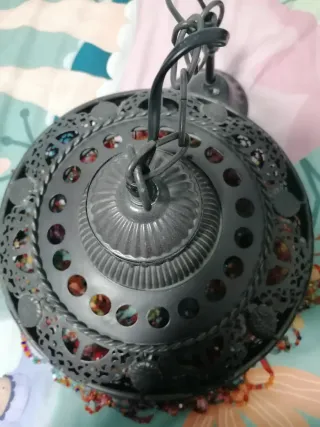 Lámpara de cuentas de colores. NO envio