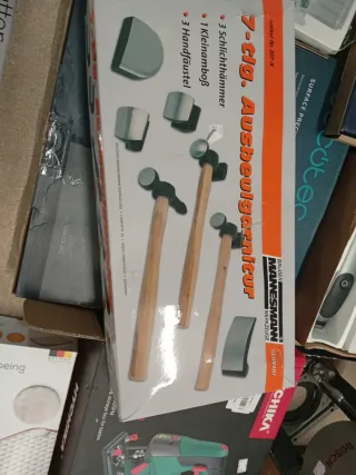 Juego de martillos y taseles