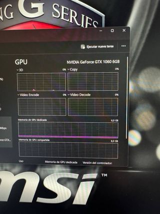 Ordenador Gaming MSI GTX 1060 6GB