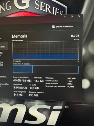 Ordenador Gaming MSI GTX 1060 6GB