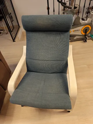 Hamaca Ikea Azul y Gris