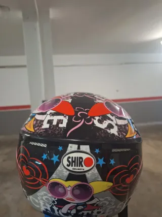 Casco Moto Niña Diseño Divertido