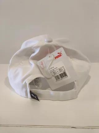 Gorra Puma Blanca Logo Metálico