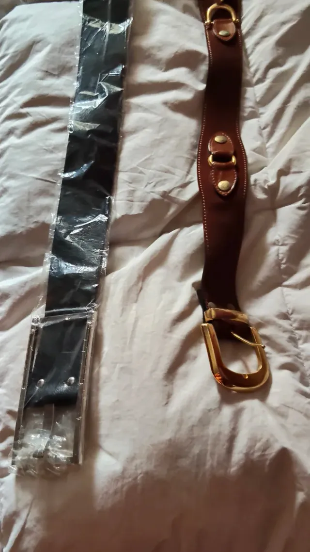 Cinturones Mujer Negro y Marrón