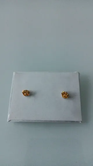 Pendientes M. Anframa S.A. Damasquinado Oro