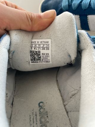 Adidas Campus Azul Talla 37 1/3