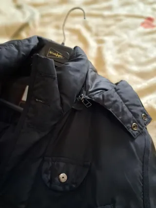 Parka caballero negra abrigada