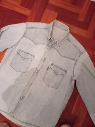 Camisa vaquera mujer azul