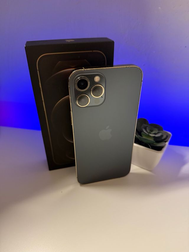 iPhone 12 Pro Max Cinza/Dourado