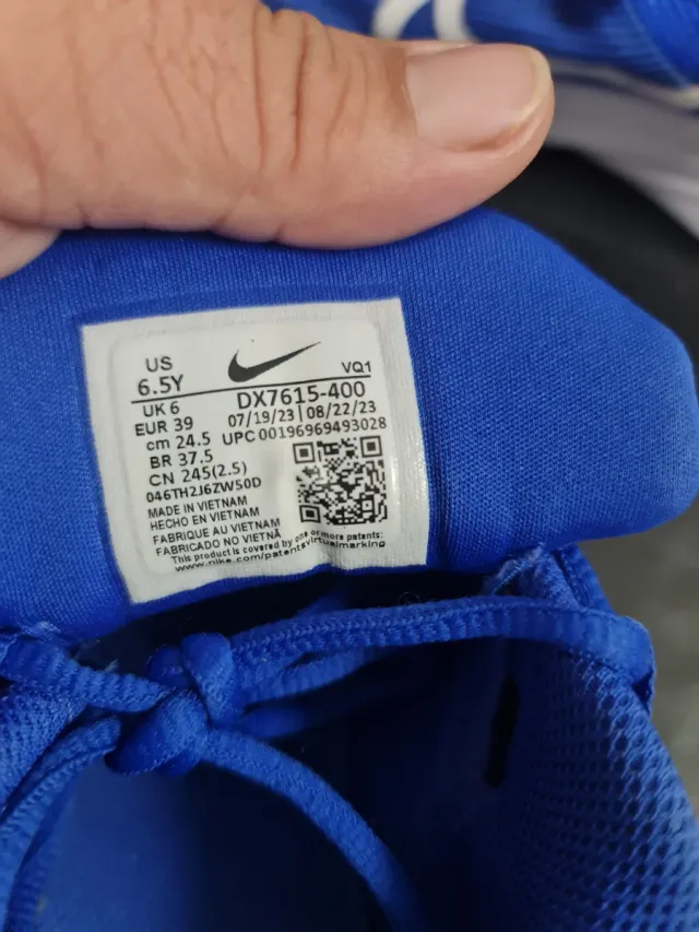 Zapatillas Nike Azules y Blancas