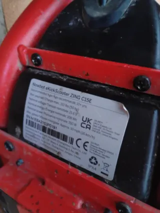 Patinete Eléctrico ninebot