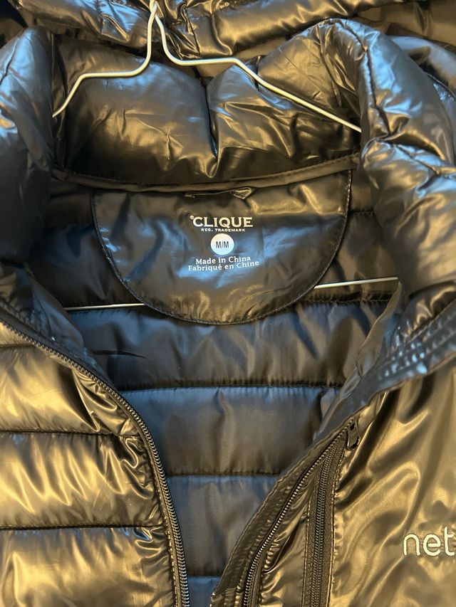 Plumas negro talla M