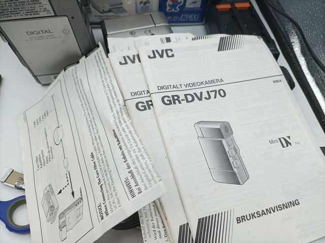 Lote 2 cámaras JVC GR-DVJ70 MiniDV PAL