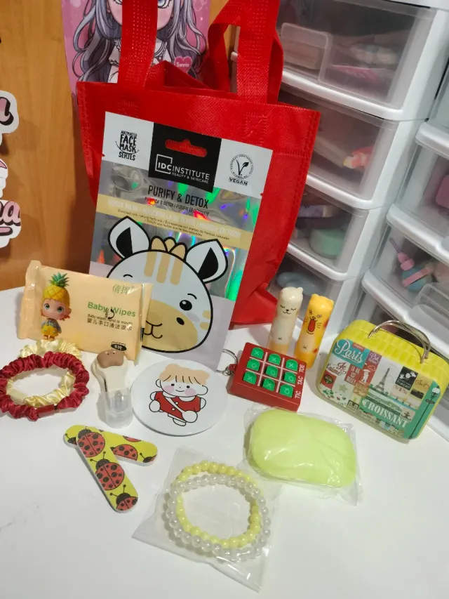 Bolsa de regalo con accesorios