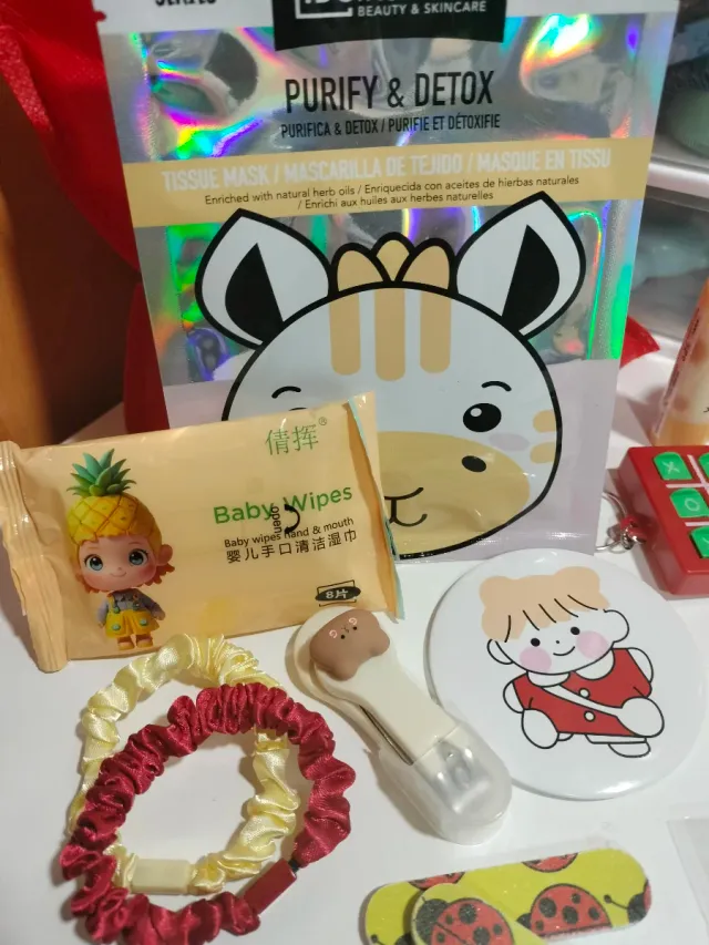 Bolsa de regalo con accesorios