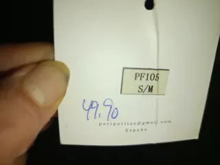 Vestido lunares marrón y blanco Talla M