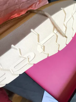 Zapatos de plataforma con tejido