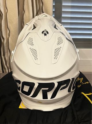 Casco Motocross Scorpion VX-22 AIR Blanco