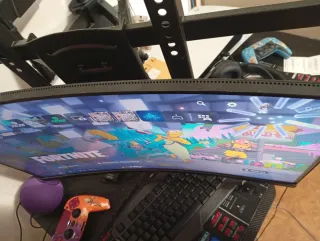 Monitor curvo Philips nero