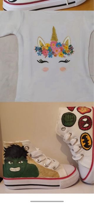 ROPA PINTADA A MANO PERSONALIZADA A TU GUSTO