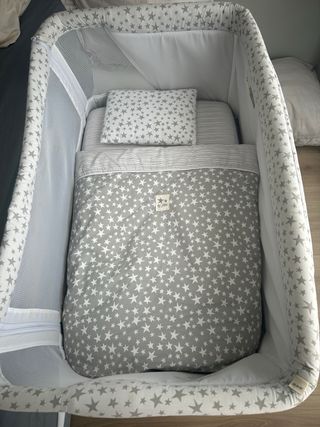 Cuna colecho Jané con textil