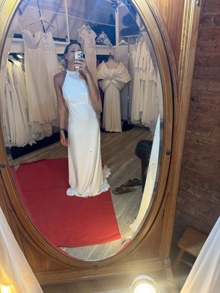Vestido de Novia Blanco Talla Única M
