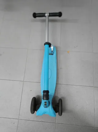 Patinete Infantil 3 Ruedas Plegable Azul