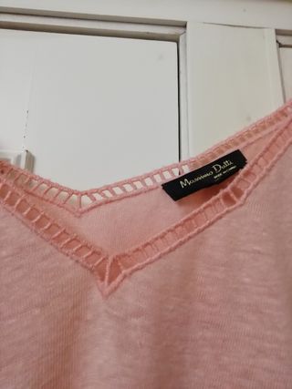 Camiseta Massimo Dutti Rosa