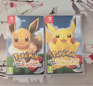 Pokemon Let's Go Eevee / Pikachu Switch