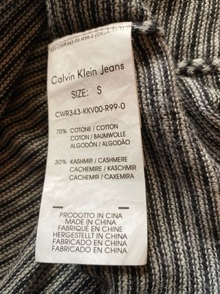Jersey lana Calvin Klein talla única