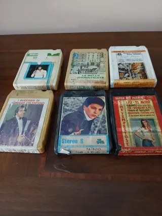Lotto 6 Stereo 8 musicali vintage