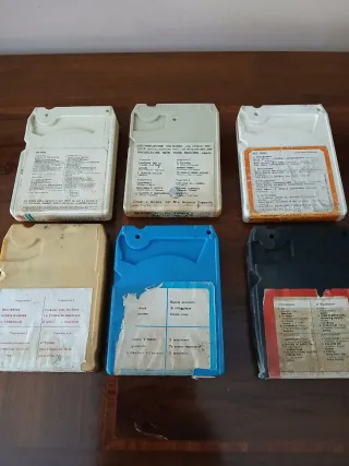 Lotto 6 Stereo 8 musicali vintage