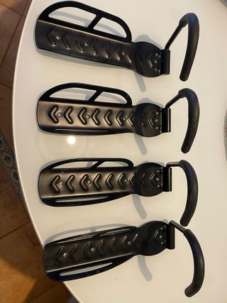 Colgador de Bicicletas Negro (4 Unidades)